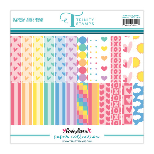 Trinity Stamps Love, Dani 6x6 Paper Collection