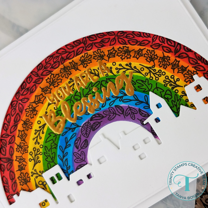 Harvest Rainbow 6x8 Stamp Set