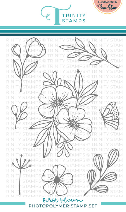 First Bloom 4x6 Stamp Set