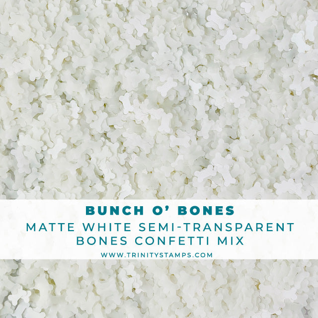 Bunch O’ Bones - Confetti Bone Embellishment Mix