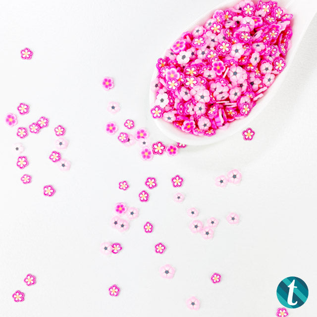 Pink Petal Party - Flower Sprinkles Embellishment Mix