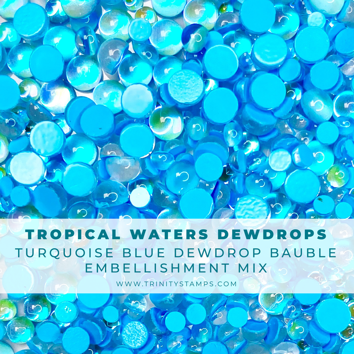 Tropical Waters Dewdrop Embellishment Mix