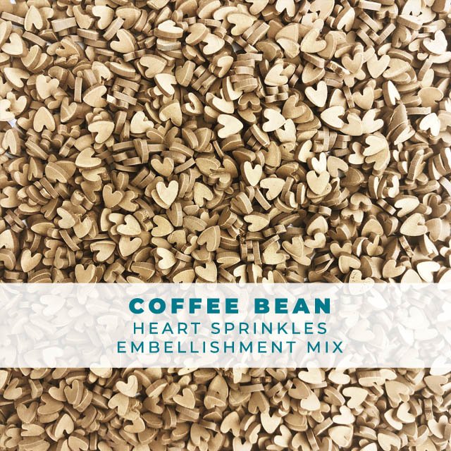 Coffee Bean Heart Sprinkle Mix