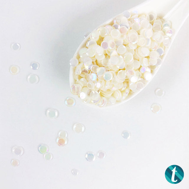 Glass Slipper- Shimmery Glossy Transparent Confetti Mix