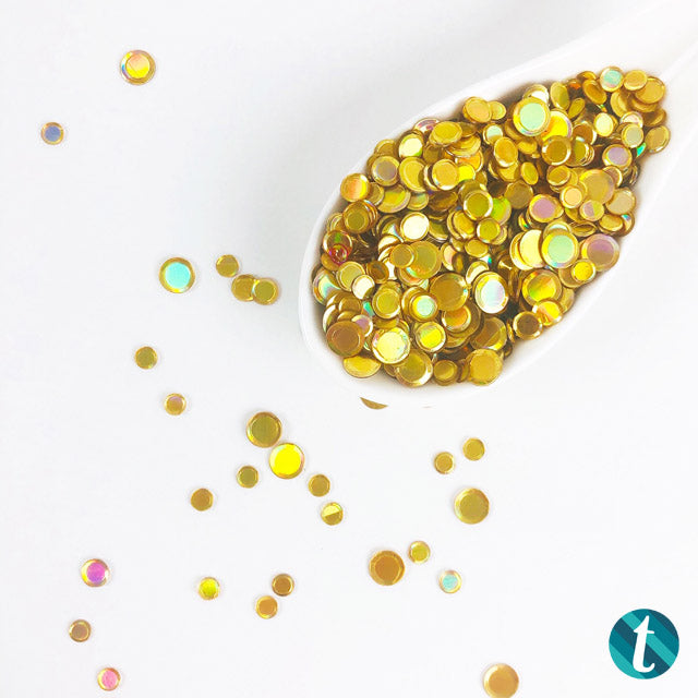 Goldrush - Holographic Gold Confetti Mix