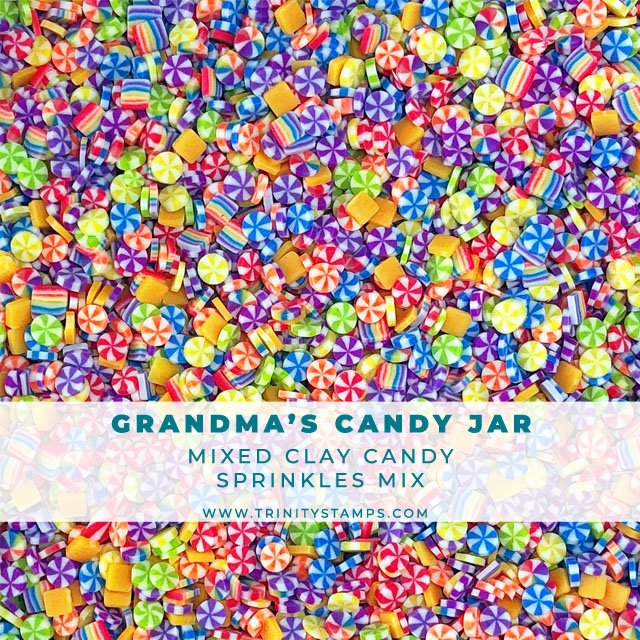 Grandma's Candy Jar - Clay Embellishment Mix