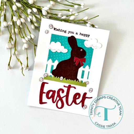 Chocolate Bunny Embossed Detail Die Set– Trinity Stamps