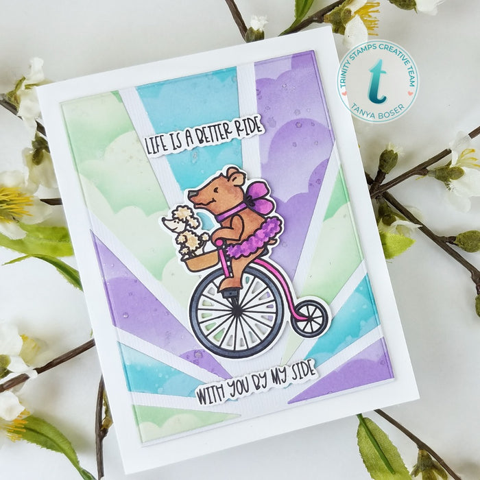 Circus Bear 3x4 Stamp Set