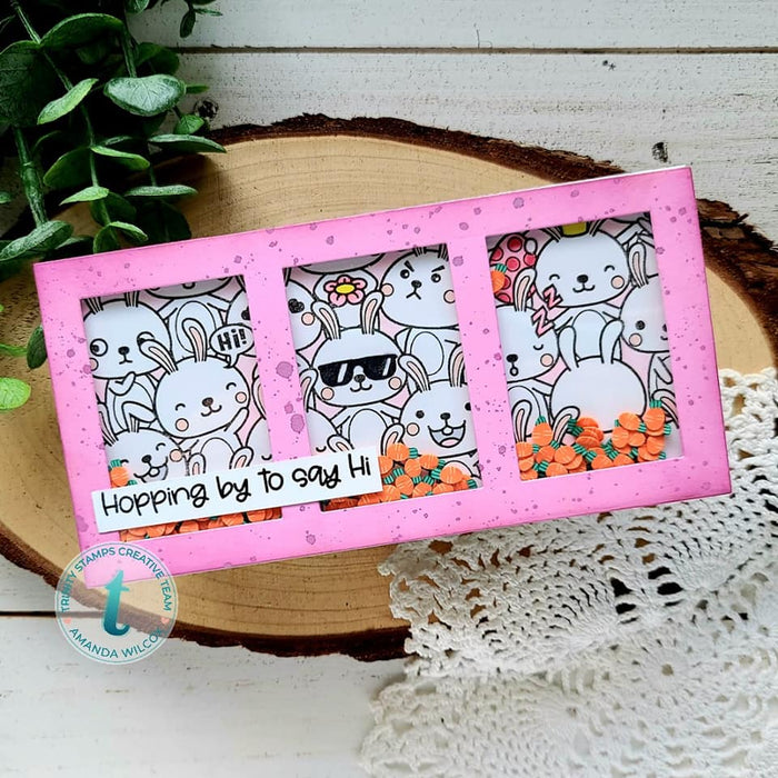 Bunnies 4x11 Stamp Set