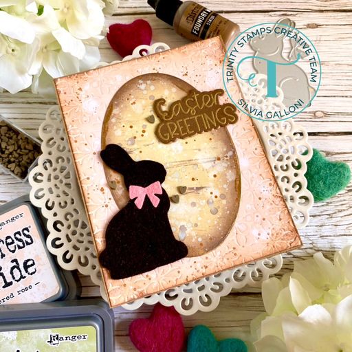 Chocolate Bunny Embossed Detail Die Set– Trinity Stamps