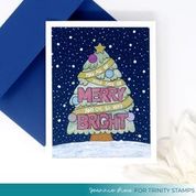 Merry and Bright 3x4 Stamp Set