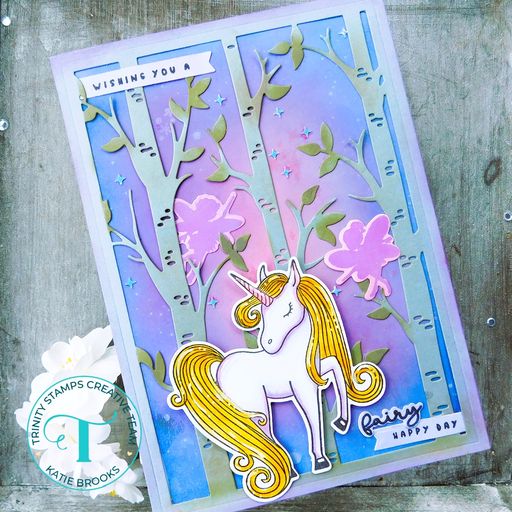 Tiny Fairy Silhouettes 3x4 Stamp Set