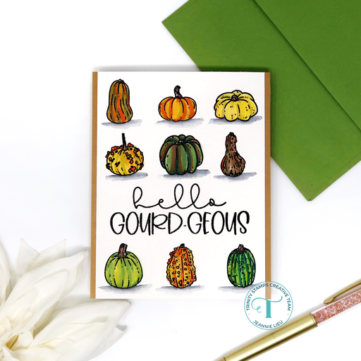 Gourd-geous - 4x6 Stamp Set