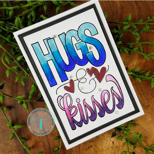 Hugs & Kisses 3x4 Stamp Set