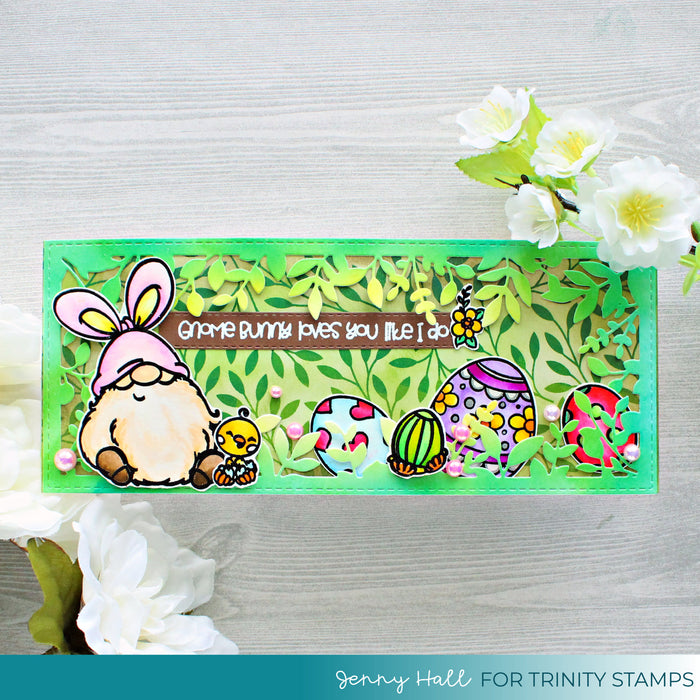 Gnome Bunny 4x6 Stamp Set