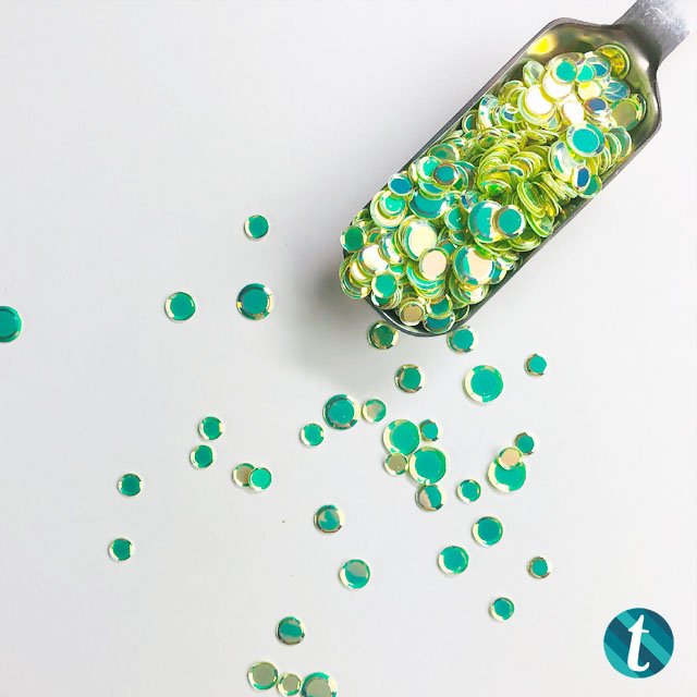 Limeade Parade Iridescent Confetti Mix