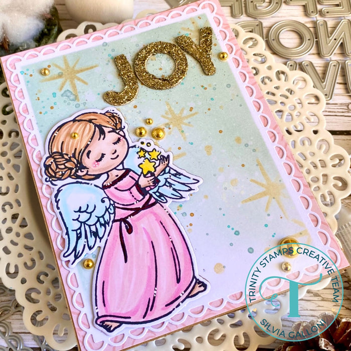 Stampin Up Little Angel Set Of 4 SWEET PEA BUNDLE OF JOY Baby Scrapbook  Stamps