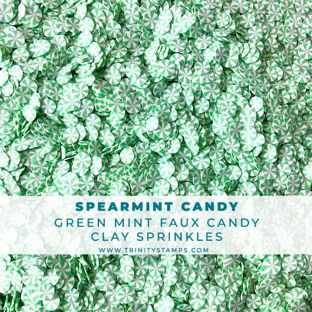 Spearmint Candy Clay Embellishment Mix