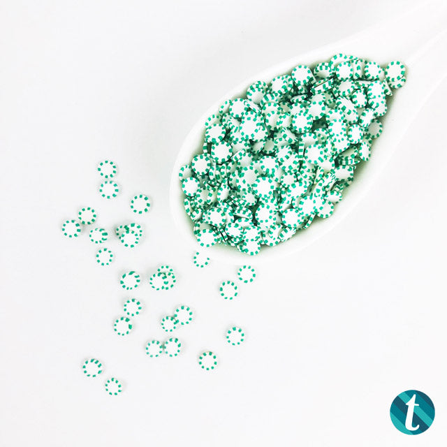 Spearmint Surprise - 5mm Candy-like Clay Sprinkles Mix
