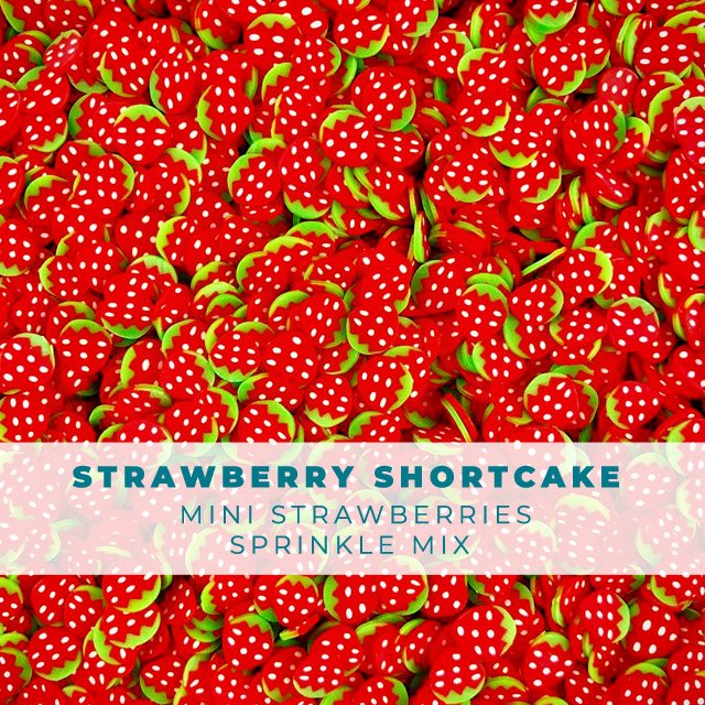 Strawberry Shortcake - Fruit Sprinkle Embellishment Mix