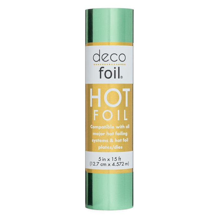 Deco Foil Hot Foil Roll 5 in x 15 ft - Mint