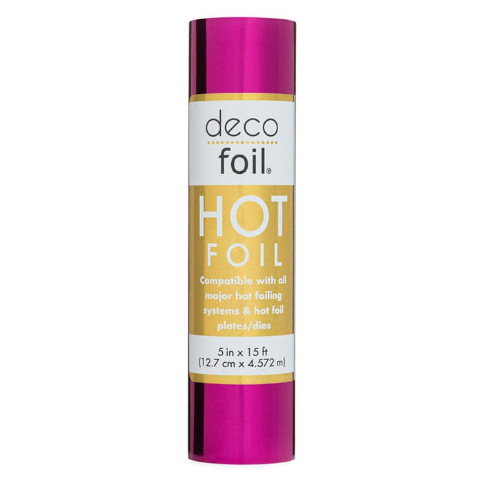 Deco Foil Hot Foil Roll 5 in x 15 ft - Orchid