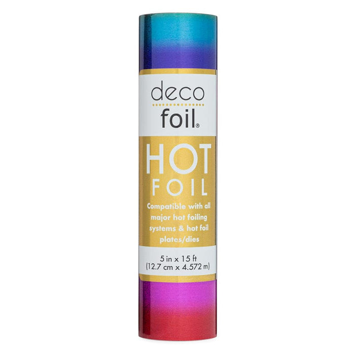 Deco Foil Hot Foil Roll 5 in x 15 ft - Rainbow Dreams
