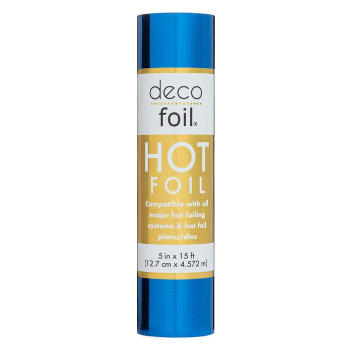 Deco Foil Hot Foil Roll 5 in x 15 ft - Sapphire Blue