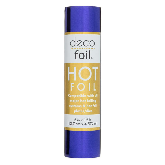 Deco Foil Hot Foil Roll 5 in x 15 ft - Violet