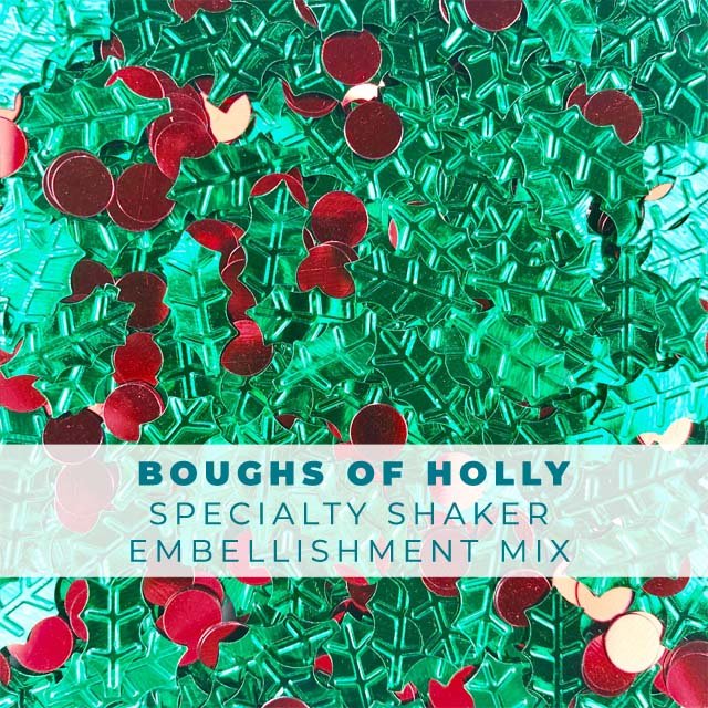 Boughs of Holly Confetti Embellishment Mix