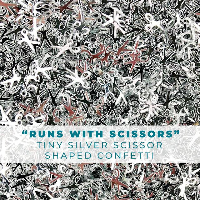 Run's With Scissors Confetti Embellishments